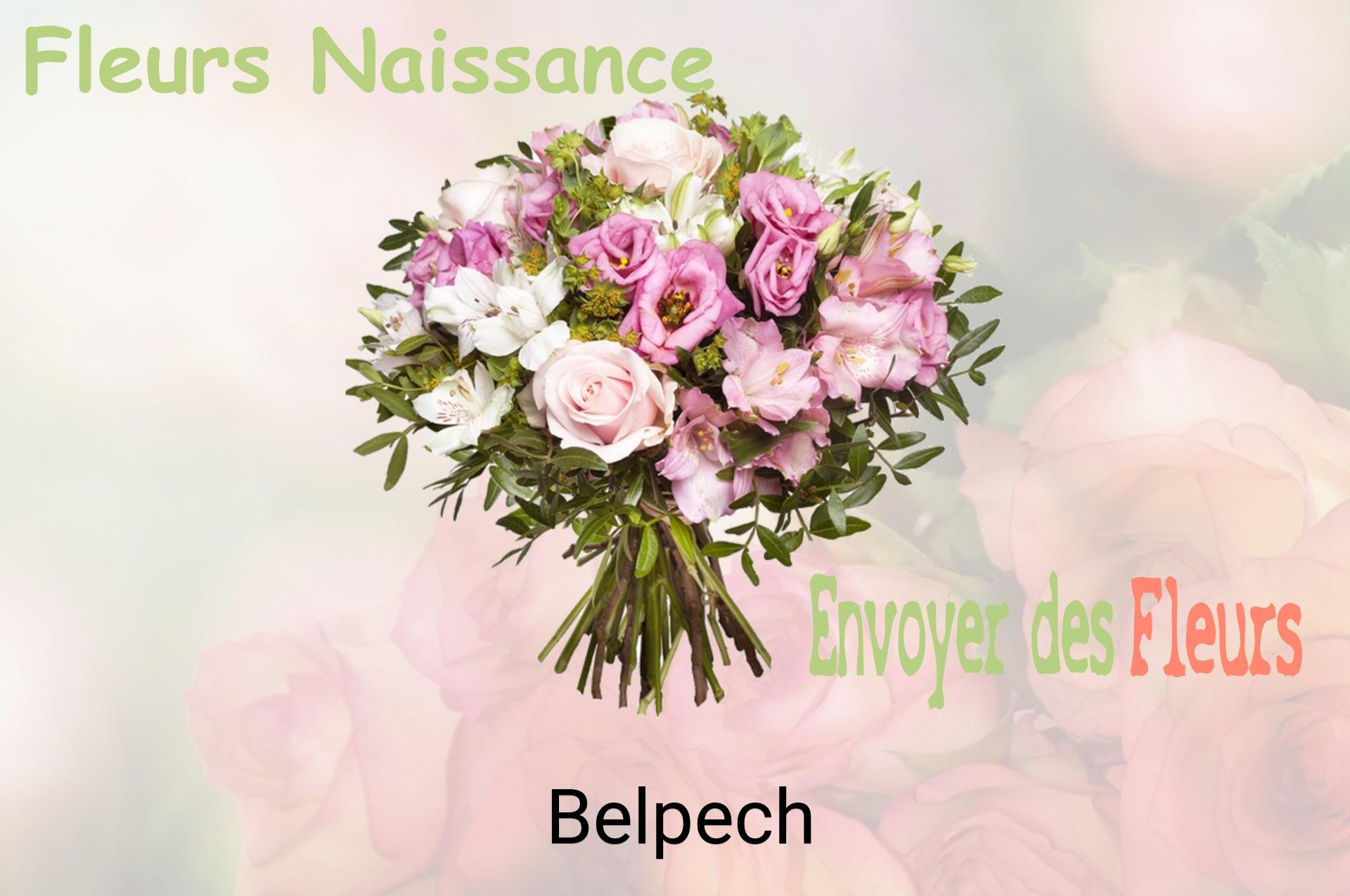 Bouquet de fleurs de naissance livré à Belpech